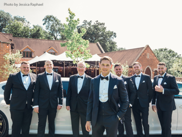 Groom with his men