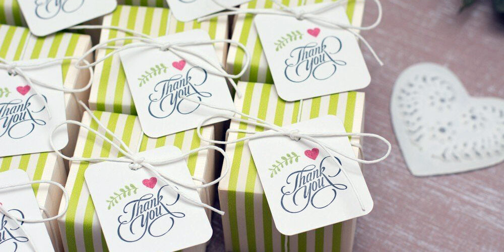 Party-favours at a birthday party