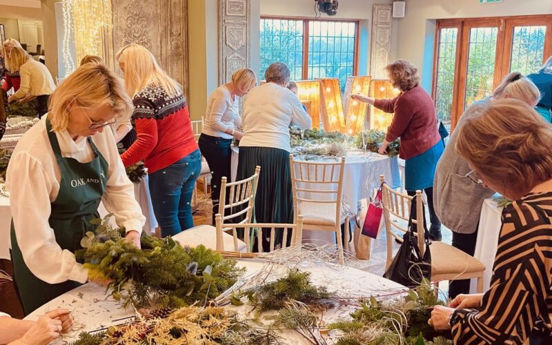 wreath making wreath making